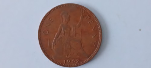 1962 qell one penny old - 1962,