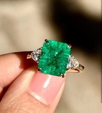 4.05 Ct Emerald Cut Natural