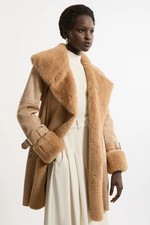 Karen Millen Faux Fur Coat