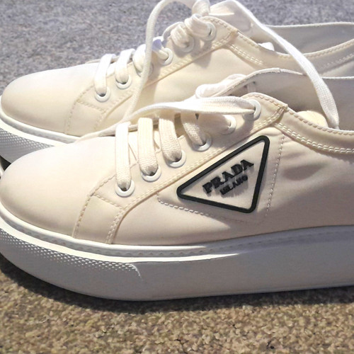 Prada low white lace - prada,