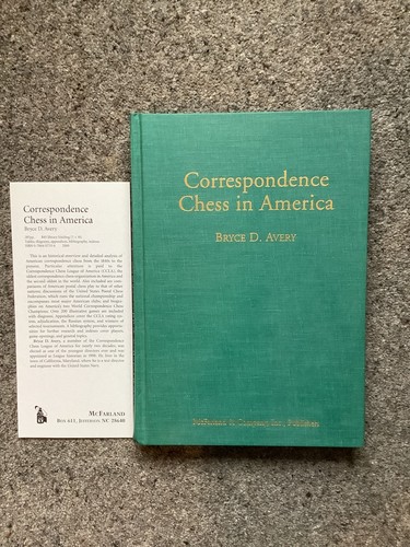Correspondence chess - correspondence,