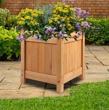 Wooden Garden Planter Flower