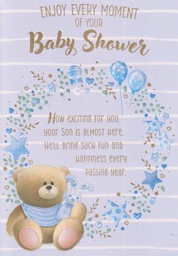 Your baby shower boy - on,