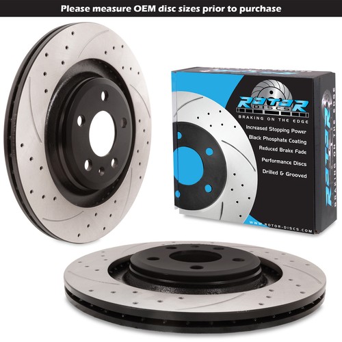 Rear drilled grooved 330mm - rear,