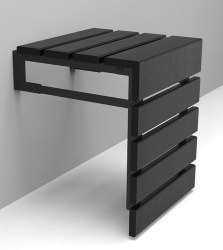Teak wood wall mounted folding - wood,