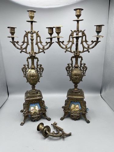 French ornate candelabra - french,