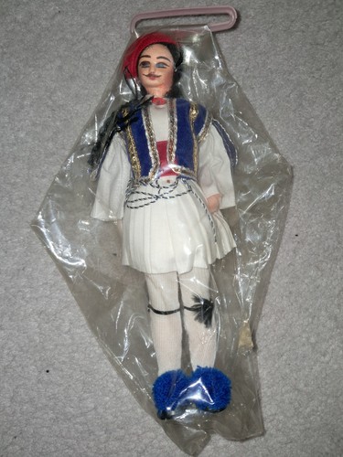 Vintage greek male doll - vintage,