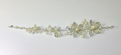 Tiara diamante crystal - crystal, flower