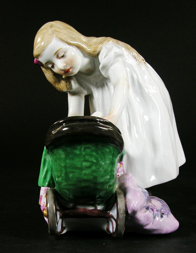 Meissen art nouveau figure - meissen,