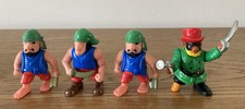 VTG Fisher Price Vintage Great Adventures Pirate Ship Figures X 4 1990’s EYFS