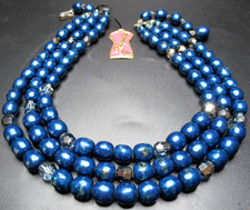 SCHIAPARELLI Blue Bead &