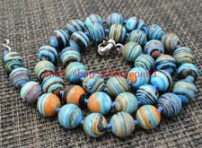 Natural 10mm Round Blue
