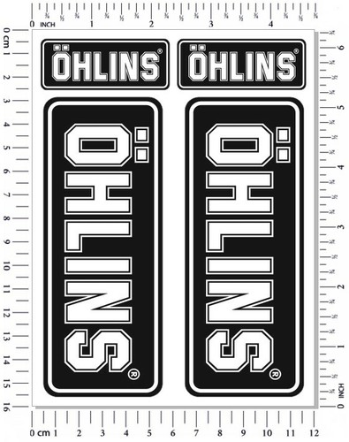 Ohlins fork shock stickers set - ohlins,