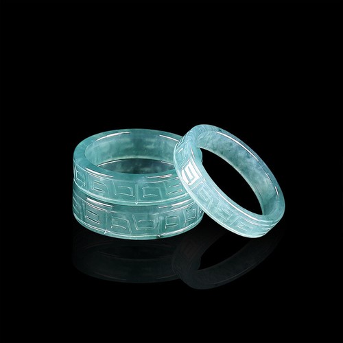 Myanmar jadeite carving ring - carving,