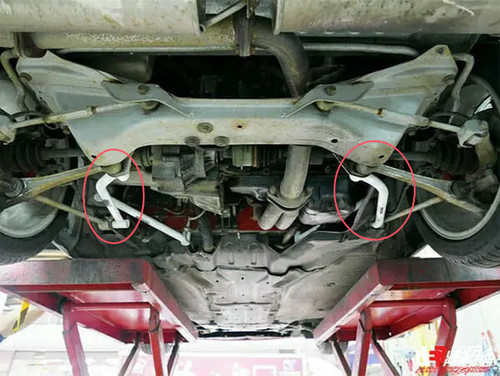 Rear lower side - for, toyota