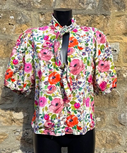 Zara multicolour floral tie - floral,