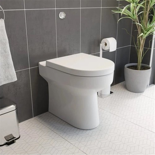 Back wall toilet btw pan - toilet,