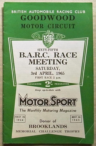 Goodwood apr 1965 - 1965, 65th