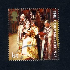GB  2003  Coronation  1st  QEII in Coronation chair  SG2370   USED