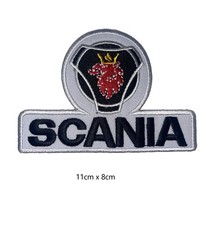 Scania Black Embroidered Patch