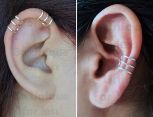 Fake clip earring cartilage - clip-on,