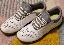 Ladies ADIDAS Adipure Golf Shoes UK5 EU38 White Grey Spikeless LaceUp DA9134 VGC
