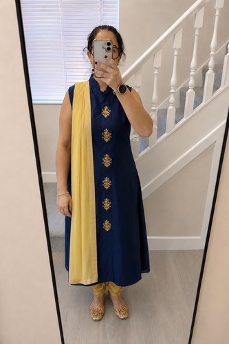 Navy royal blue gold diamanté - navy,