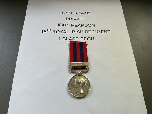 Igs medal 1854 clasp pegu - 1,