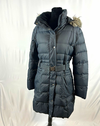 Dkny black hooded - black, coat