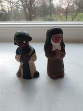 2 x Vintage Spanish Mud People