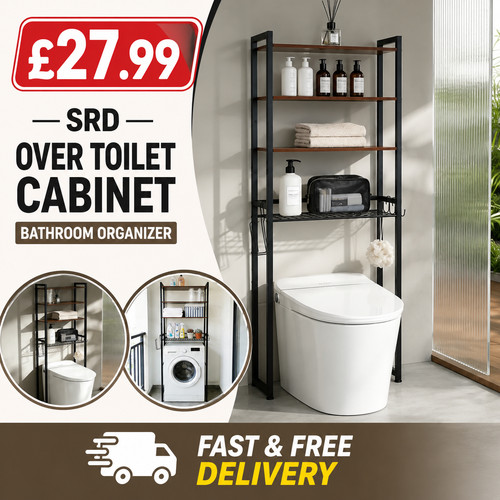 Srd over toilet storage - srd, rack
