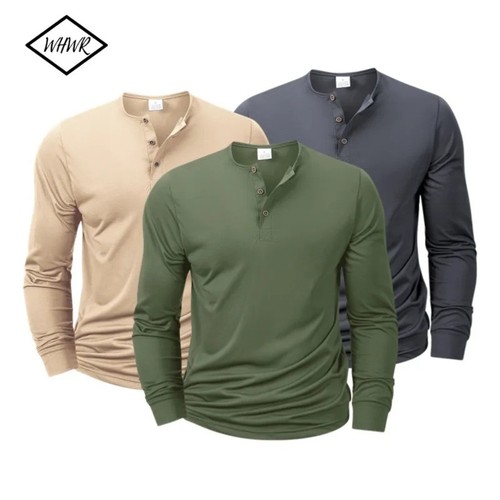 Men long sleeve plain - sleeve,