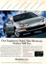 Toyota Celica 6th Gen T200 Vintage A4 Colour Print Ad Circa 1994
