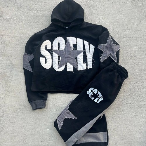 Mens tracksuit distressed - 2, pc