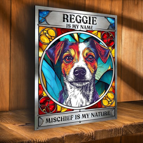 Personalised jack russell sign - personalised,