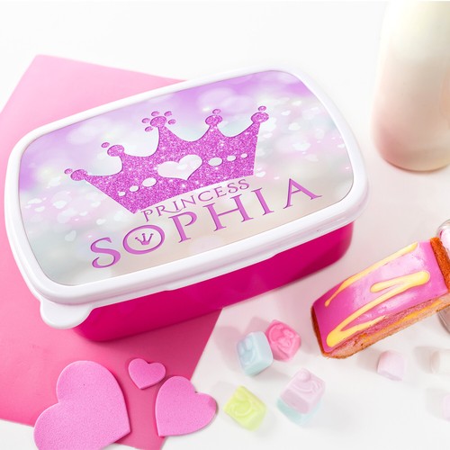 Personalised lunch box girls - box,