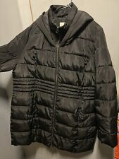 Wallis Quilted Coat.  Size Large -Black Colour - Very Light Use