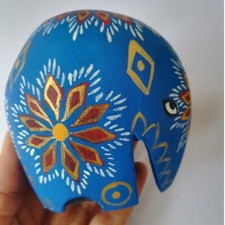 Elephant figurine handcrafted - elephant,