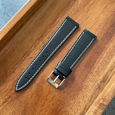19mm black leather luxury - 19mm,