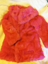 Girls Pampolina Faux Fur Coat