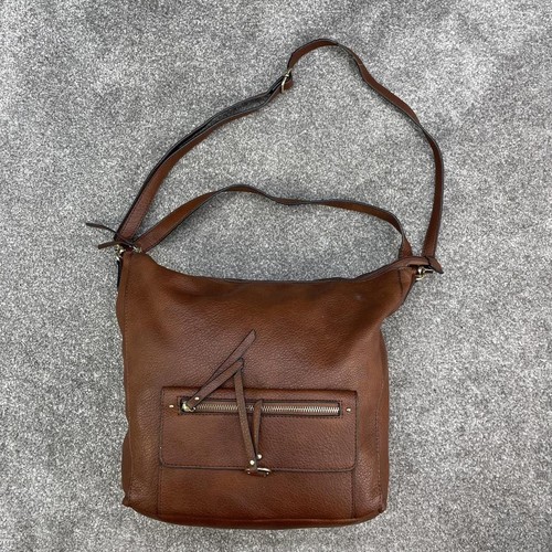 Brown handbag faux leather - f&f,