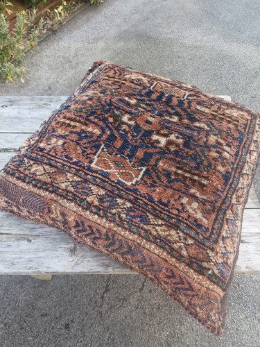 Vintage stuffed kilim wool - vintage,