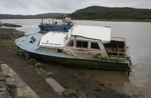 Photo 6x4 abandoned boat - photo,
