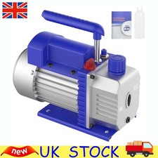 3.5CFM 1/3HP Vacuum Pump HVAC Refrigeration R134A Adapter Pressure Gauge A/C, UK