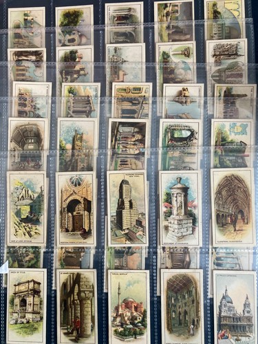 Cigarette cards famous - cigarette,