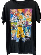 DRAGON BALL Z SUPER SAIYAN GOKU ANIME BlACK SIZE SMALL T-SHIRT 100% COTTON
