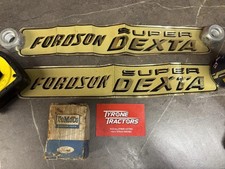 Fordson Super Dexta Bonnet Decals Genuine New Old Stock Original