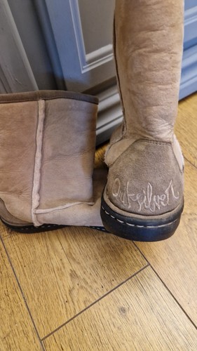 Men real sheepskin - real, quick