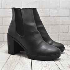 Womens black pull on high - pull,