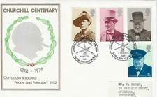 1974 Churchill on Wanstead And Woodford Conservative Association Official FDC